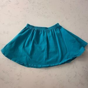 JUNE AND JANUARY Aqua blue twirl skirt size 5T turquoise